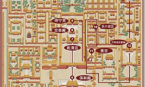 北京故宫旅游路线_北京故宫旅游路线图